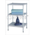 New Design Home White Plastic Shelving Rack for Bathroom (CJ-C1158)